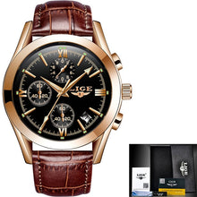 Charger l&#39;image dans la galerie, Watch men  Brand Luxury Fashion Quartz Sport Watches Men Full Steel Military Clock Waterproof Gold men&#39;s Watch Relogio Masculino