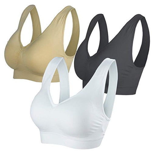 XXL Plus Size Bras for Women Super Push Up Bra Tops Padded Bralette Seamless Bras Fitness Wireless Brassiere bh Soutien Gorge