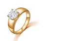 Luxury Ring Popular Design Charm Style Girl Women Gold Color Plated Jewelry Valentine's Day Gift 10534